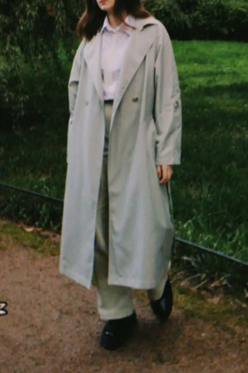Плащ нежно зеленого цвета размер M - Верхняя одежда (Одежда) в Санкт-Петербург