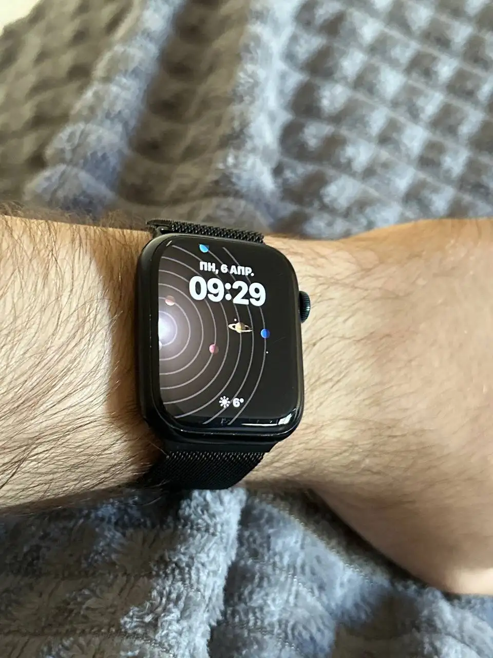 Apple Watch Series 9 45mm черный с ремешками - Часы (Электроника) в Санкт-Петербург