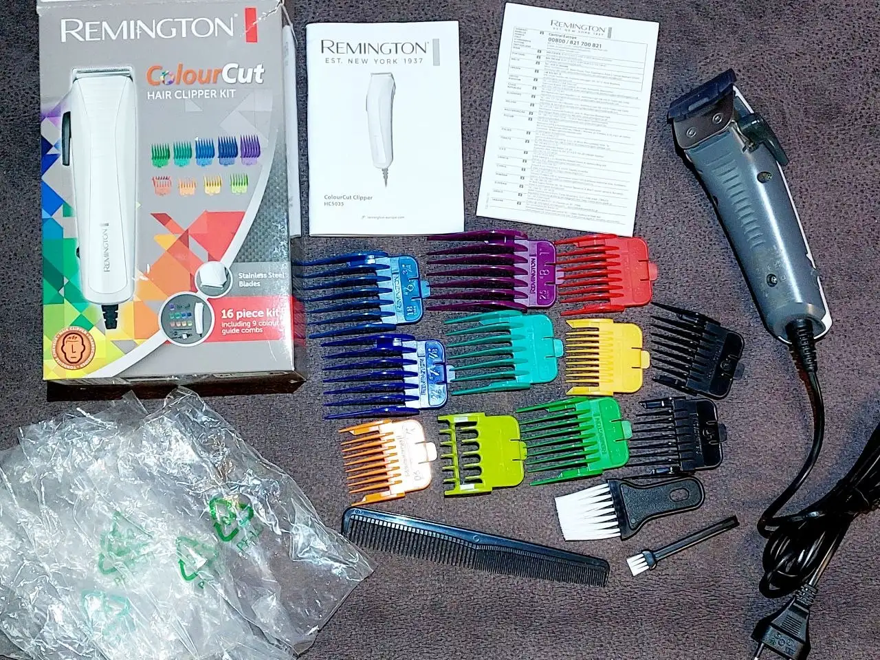 Машинка для стрижки Remington с аксессуарами - Барахолка в Санкт-Петербург