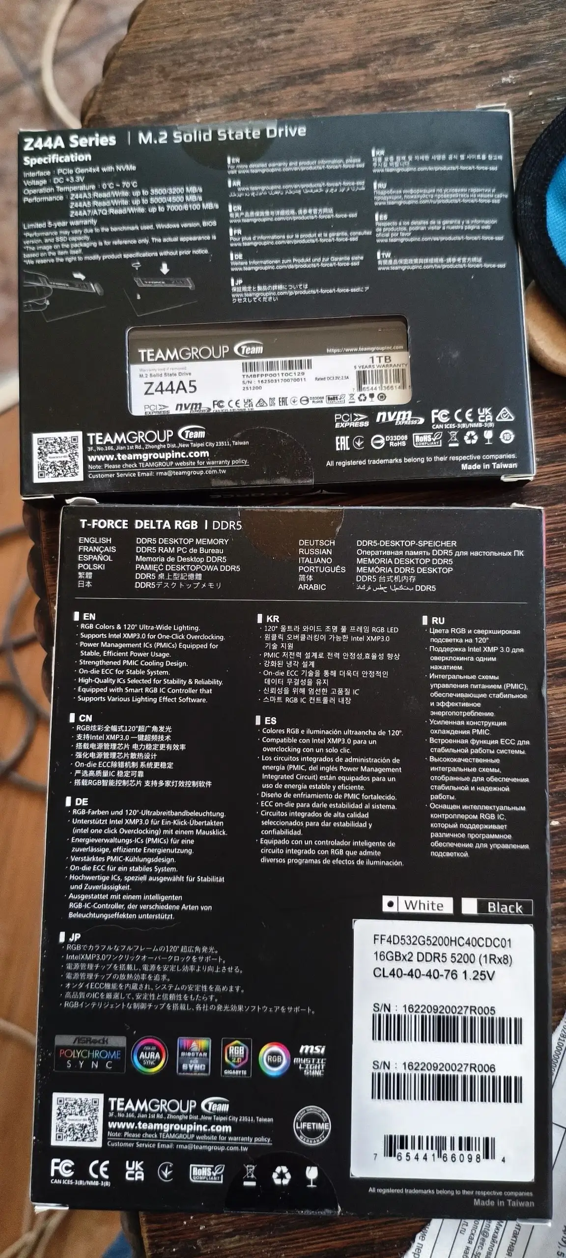 Продажа оперативной памяти Team Group и SSD M2 - Компьютерные комплектующие (Электроника) в Санкт-Петербург