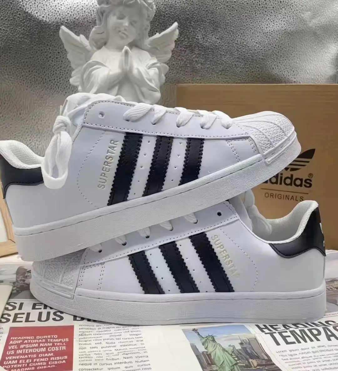 Кроссовки adidas superstar белые и чёрные 43 размера - Обувь (Одежда) в Санкт-Петербург
