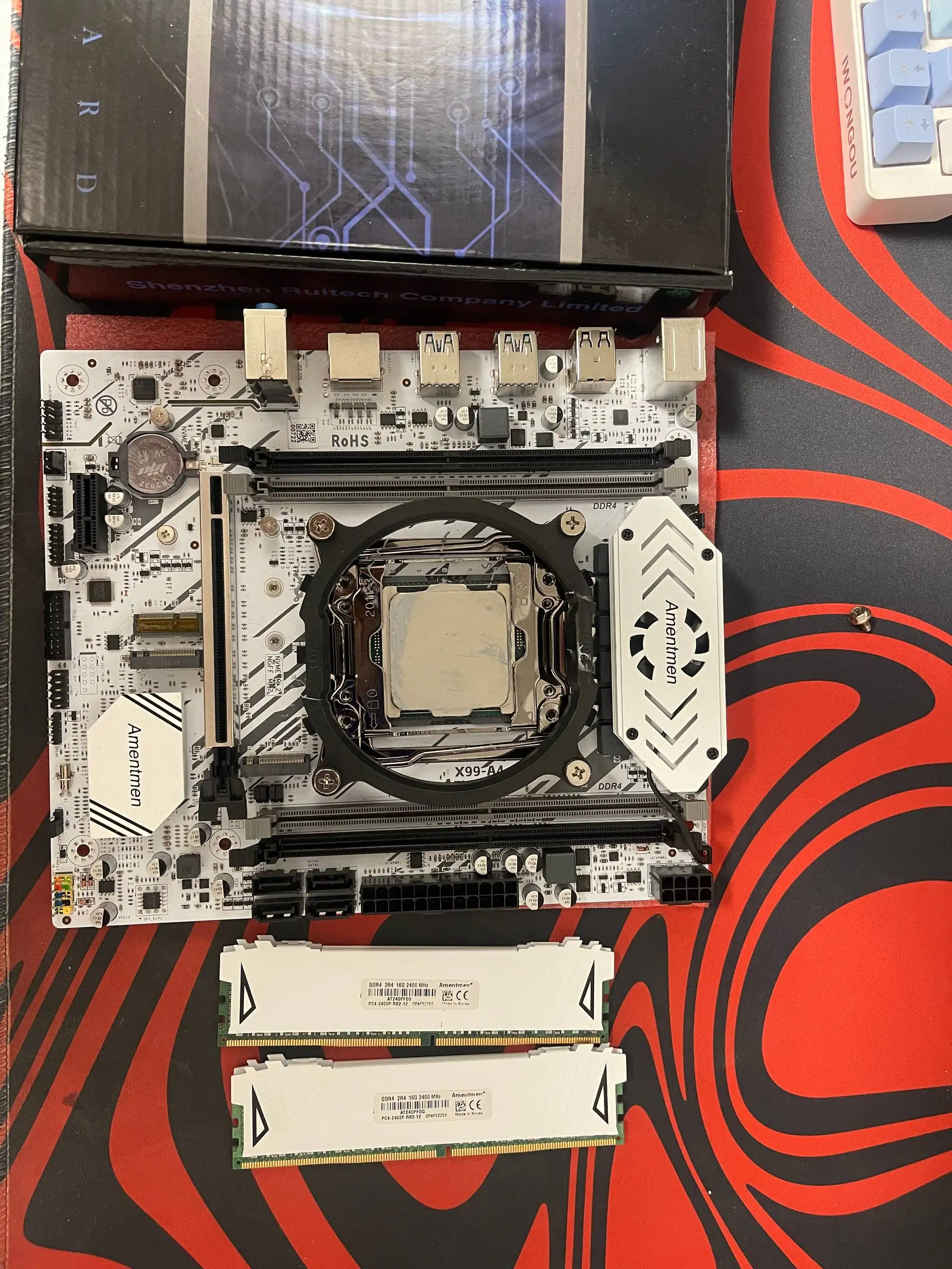 Набор материнская плата ASUS X99-A4 + Xeon E5 2680 v4 + 32GB DDR4 - Комплектующие для ПК (Электроника) в Санкт-Петербург