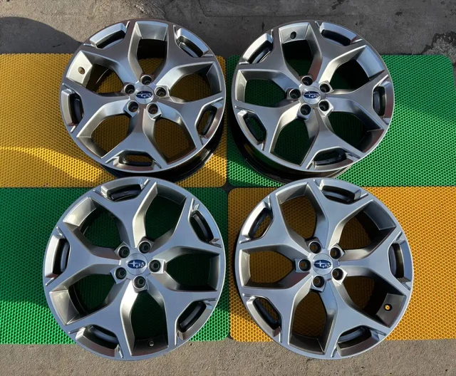 Диски Subaru Enkei R18 5/100 - Запчасти в Новосибирск