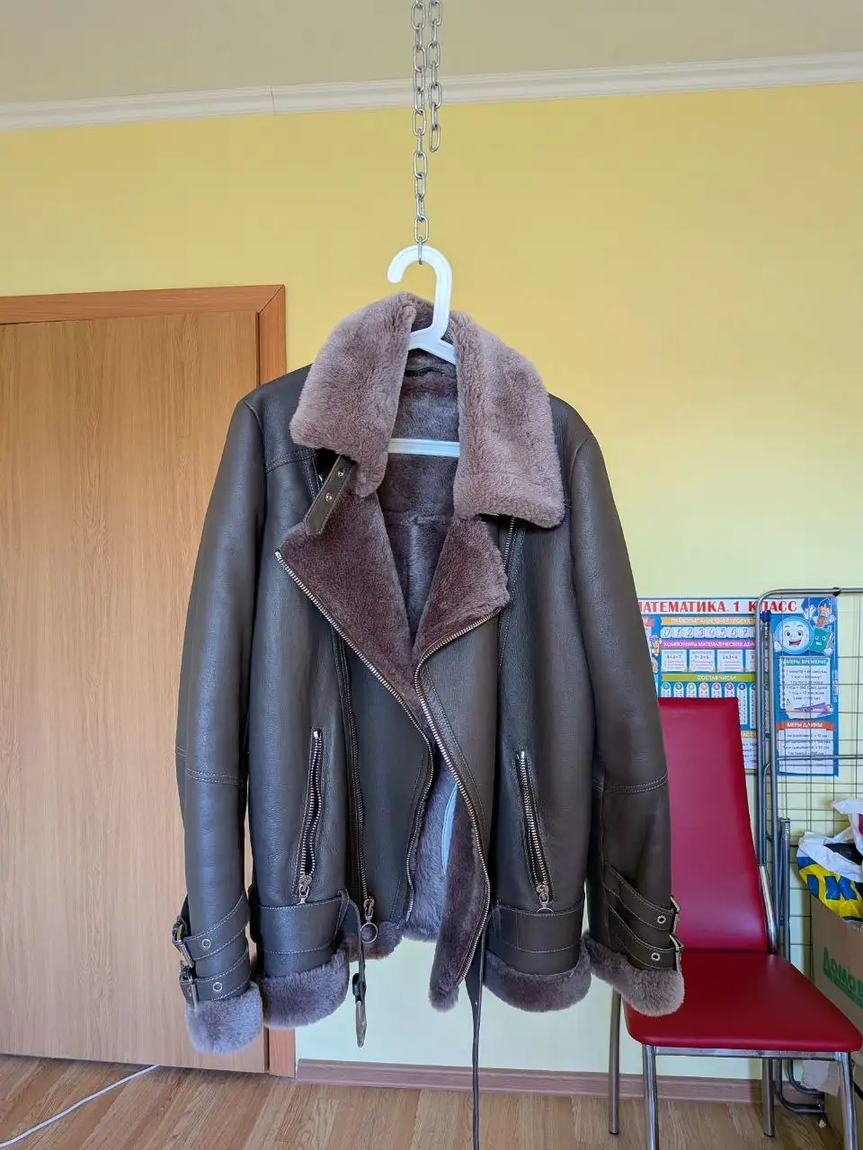 Дубленка из натуральной овчины размер 46 - Верхняя одежда (Одежда) в Санкт-Петербург