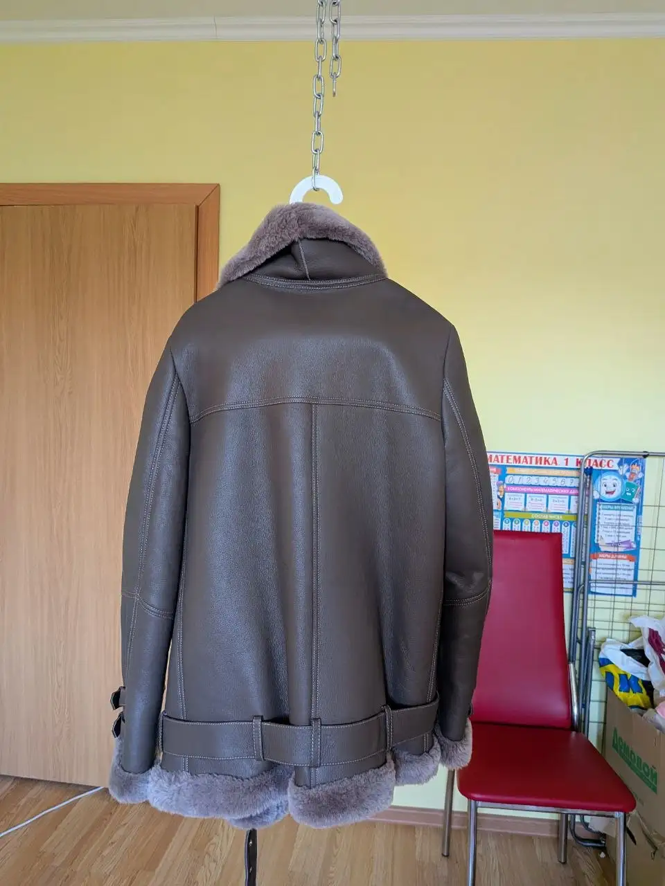 Дубленка из натуральной овчины размер 46 - Верхняя одежда (Одежда) в Санкт-Петербург