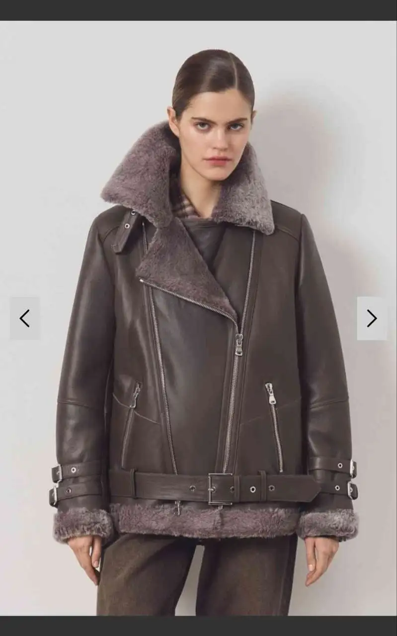 Дубленка из овчины Снежная королева 46 - Верхняя одежда (Одежда) в Санкт-Петербург