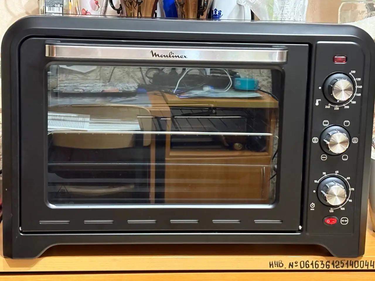 Мини-печь Moulinex Optimo OX485832 черная - Мелкая бытовая техника (Электроника) в Санкт-Петербург