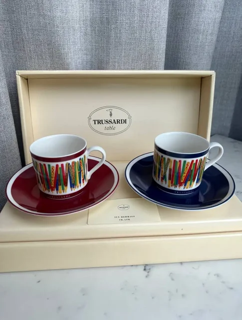 Винтажный набор кофейных пар Trussardi - Встраиваемая техника в Санкт-Петербург