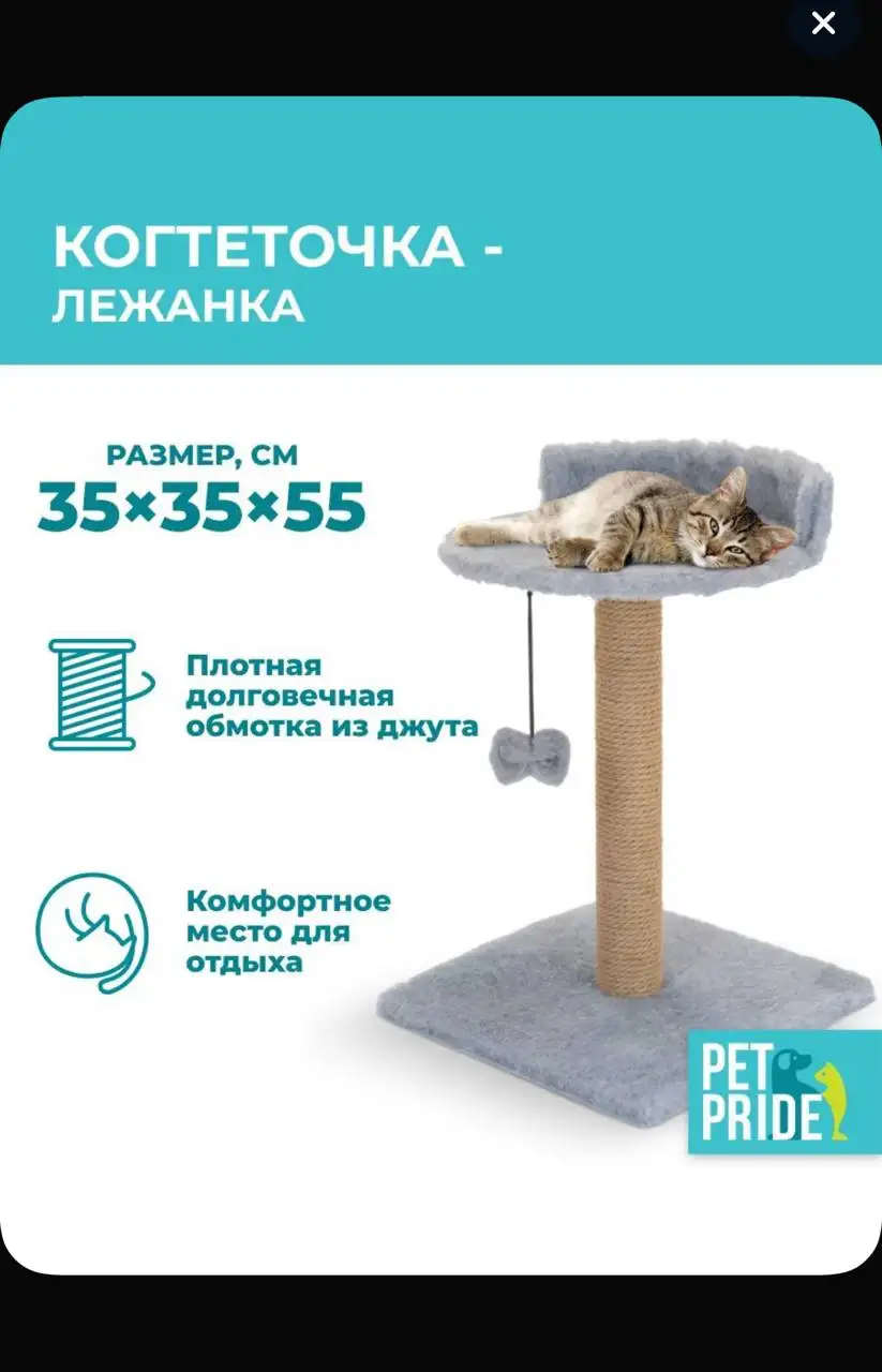 Когтеточка серая и когтеточка с домиком - Для дома и дачи в Санкт-Петербург