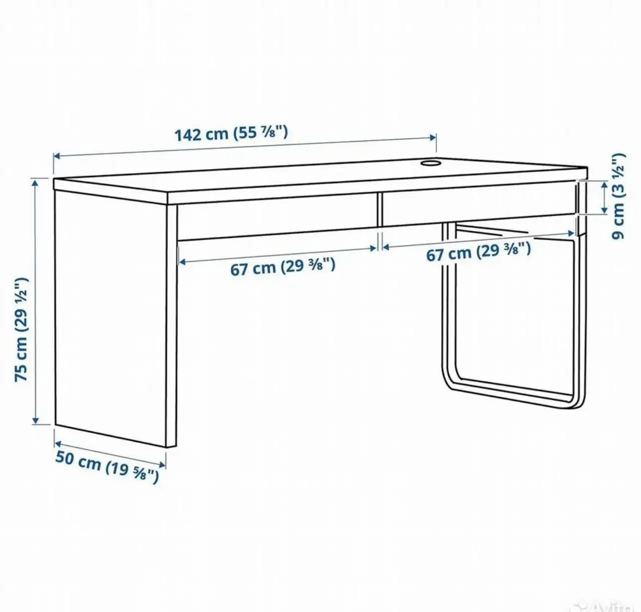 Письменный стол IKEA - Мебель (Для дома и дачи) в Санкт-Петербург