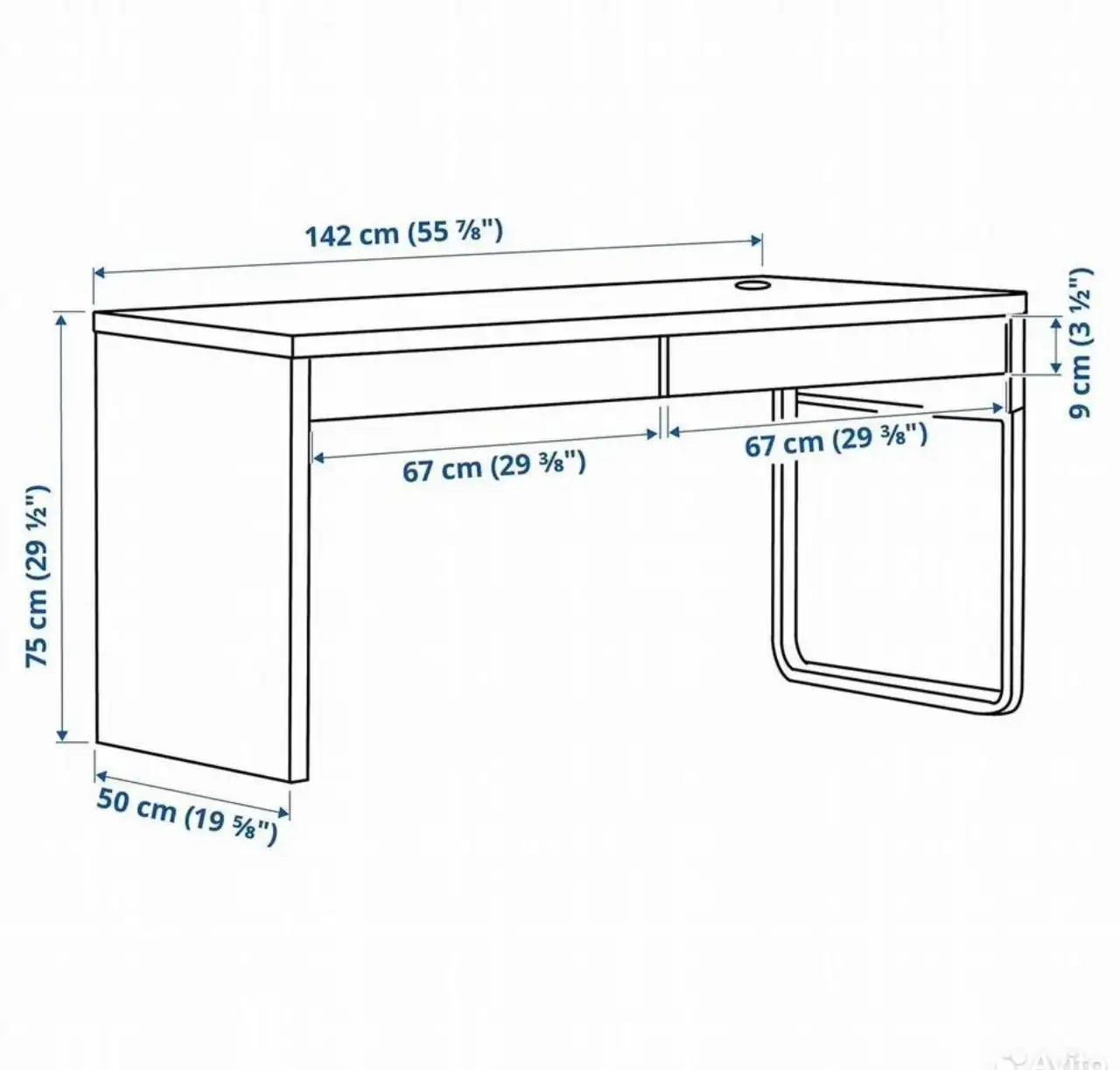 Письменный стол IKEA - Мебель (Для дома и дачи) в Санкт-Петербург