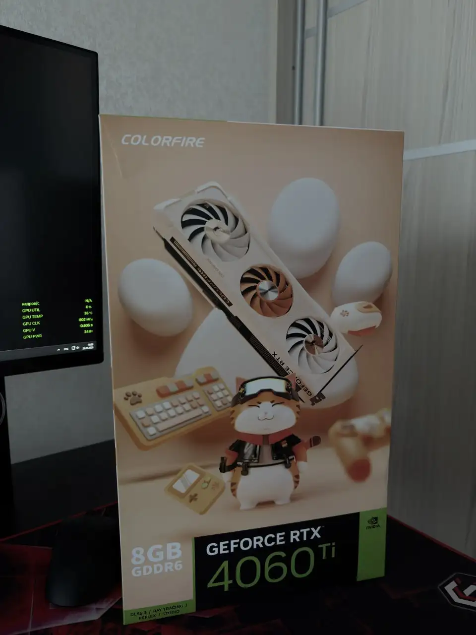 Видеокарта Colorfire RTX 4060 Ti 8 GB - Компьютерные комплектующие (Электроника) в Санкт-Петербург