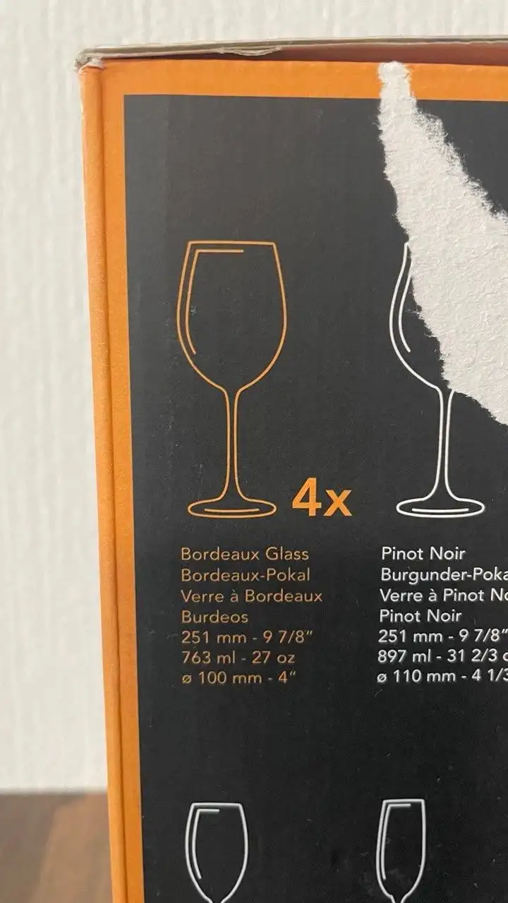 Набор бокалов Bordeaux Vivendi Premium 763 мл - Посуда (Для дома и дачи) в Санкт-Петербург