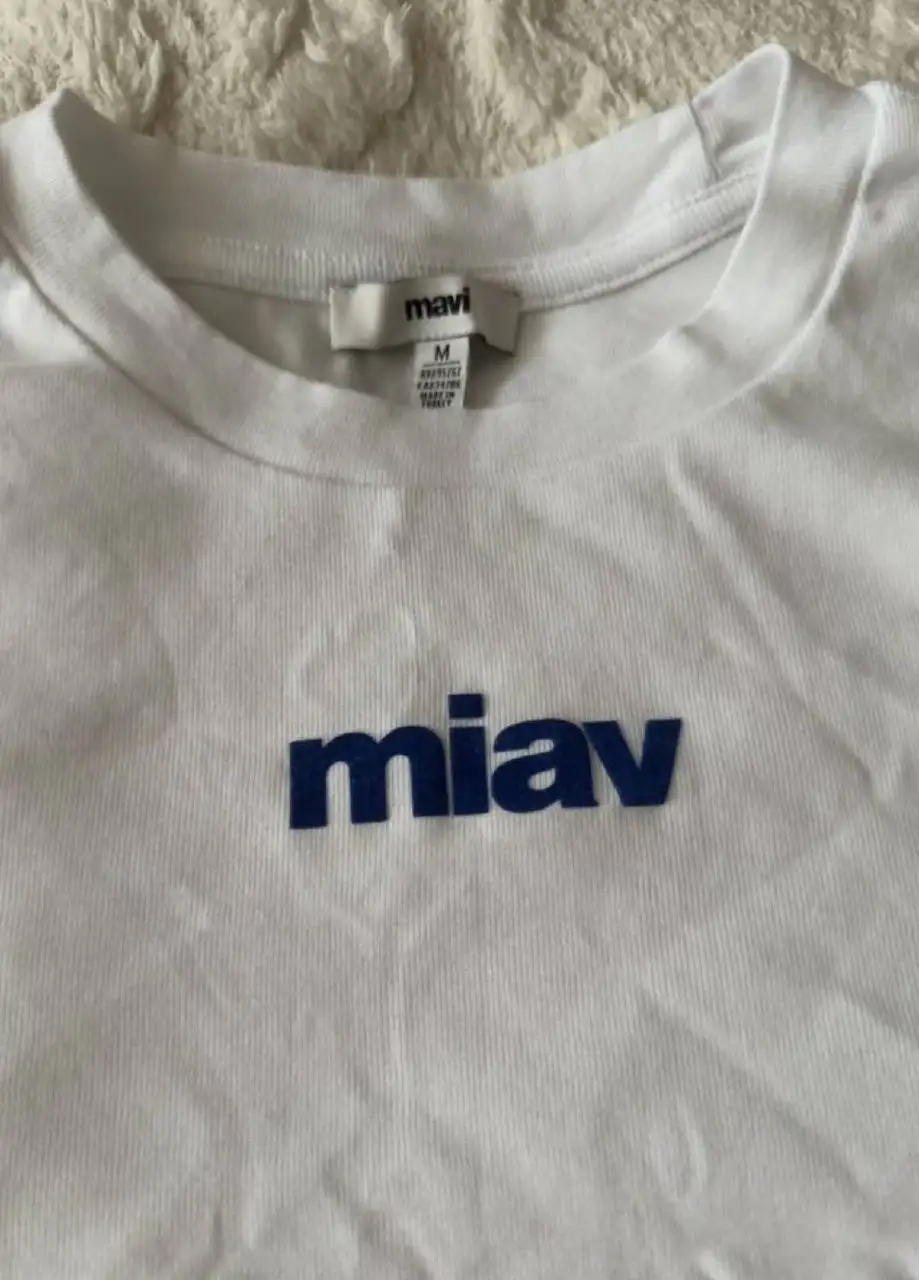 Белая женская футболка-топ Mavi (Miav) - Женская одежда (Одежда) в Санкт-Петербург