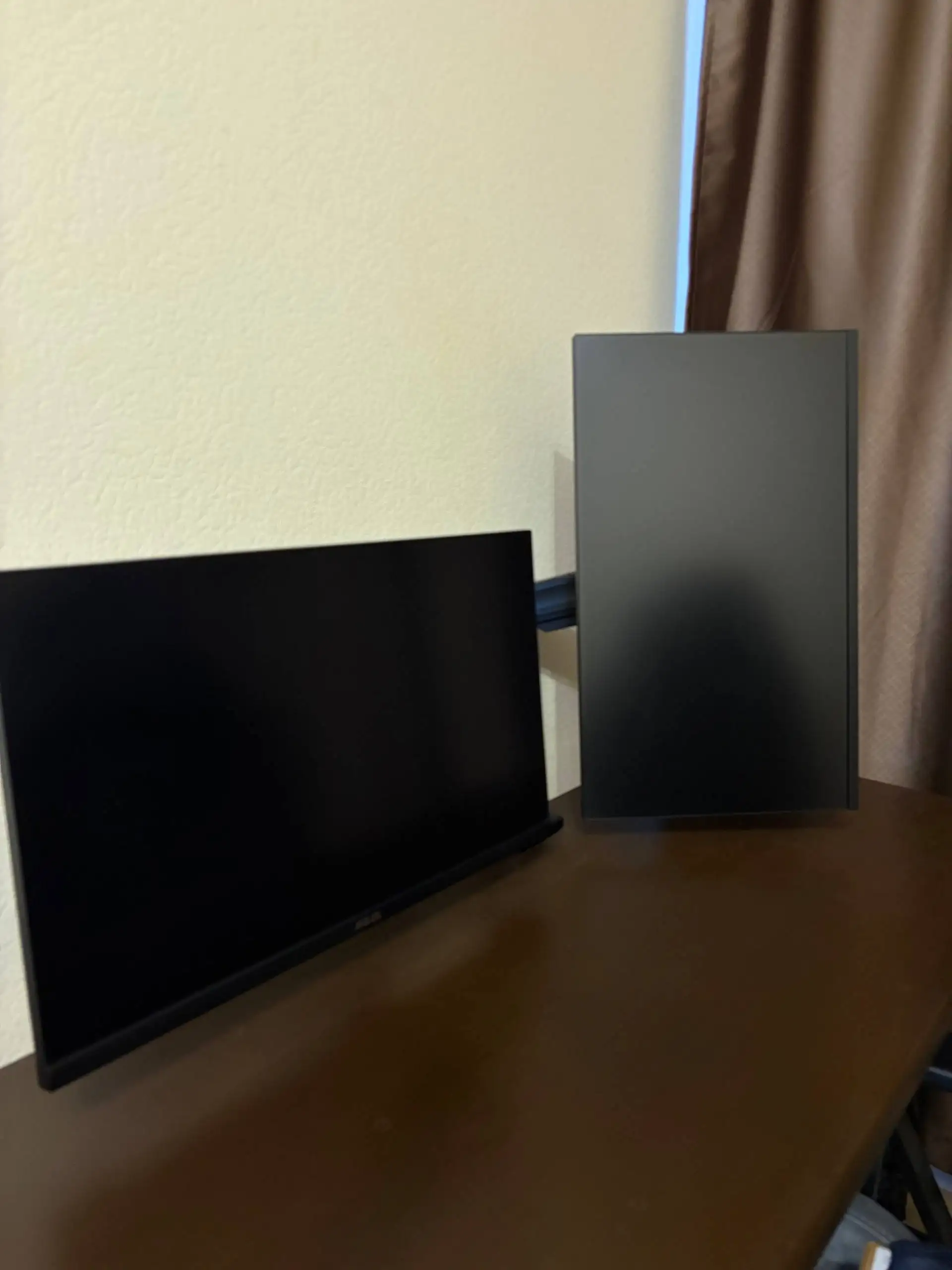Мониторы ASUS TUF VG27AQ1A и Xiaomi A27Q с кронштейном Wellkron WK-200 - Мониторы (Электроника) в Санкт-Петербург