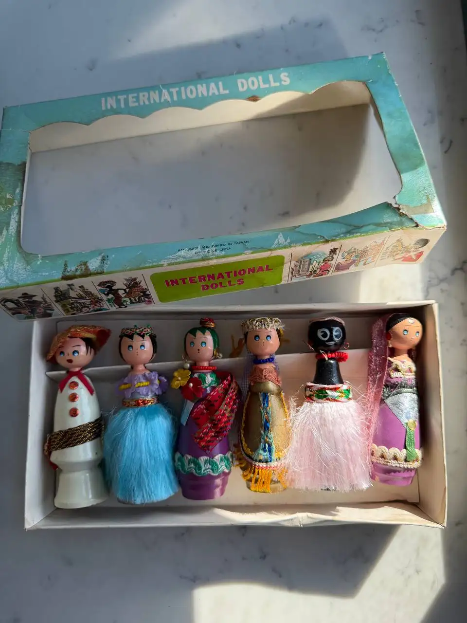 Коллекционный набор деревянных кукол International Dolls, 1970-1980-е - Коллекционные куклы (Барахолка) в Санкт-Петербург
