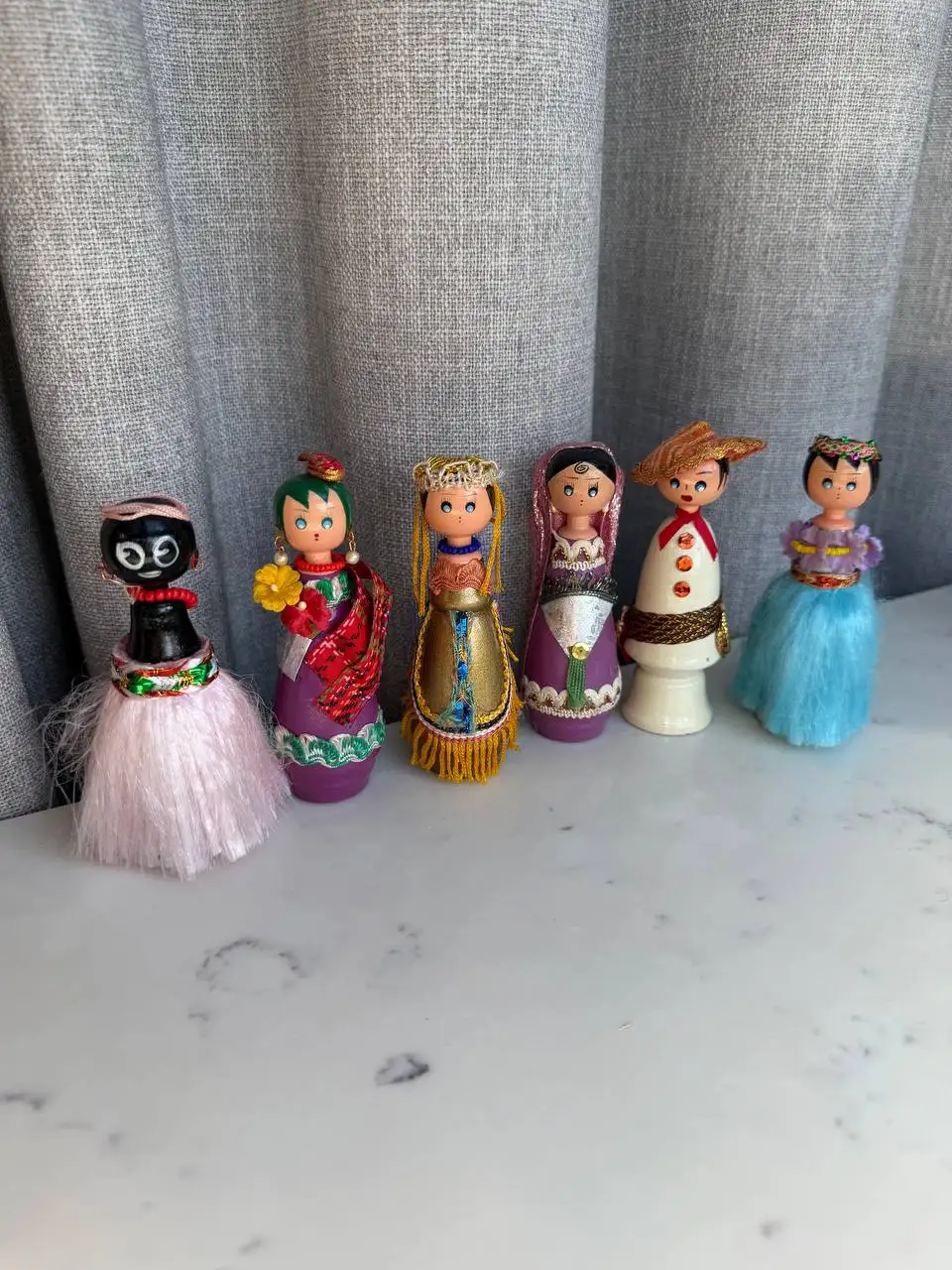 Коллекционный набор деревянных кукол International Dolls, 1970-1980-е - Коллекционные куклы (Барахолка) в Санкт-Петербург
