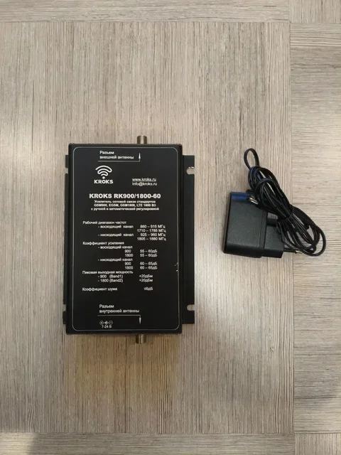 Комплект 4G репитера Kroks RK900/1800-60 + антенны - Фото и видео в Санкт-Петербург