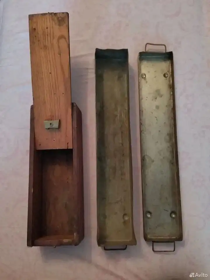 Ящики для хранения СССР металлический и деревянный