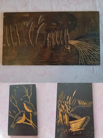 Деревянные панно СССР, 2 шт. - Барахолка в Новосибирск