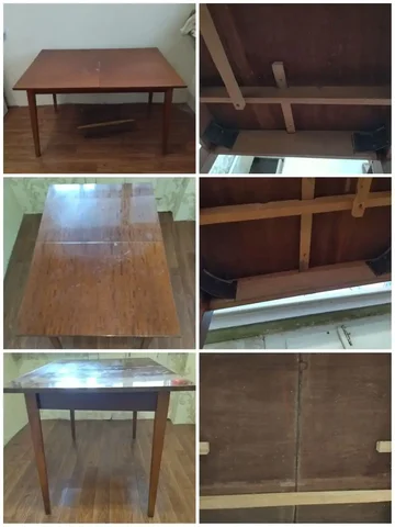 Большой обеденный стол СССР из дерева - Посуда в Новосибирск