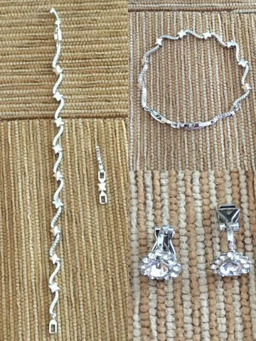 Гарнитур браслет и серьги-клипсы посеребряные - Велосипеды в Новосибирск