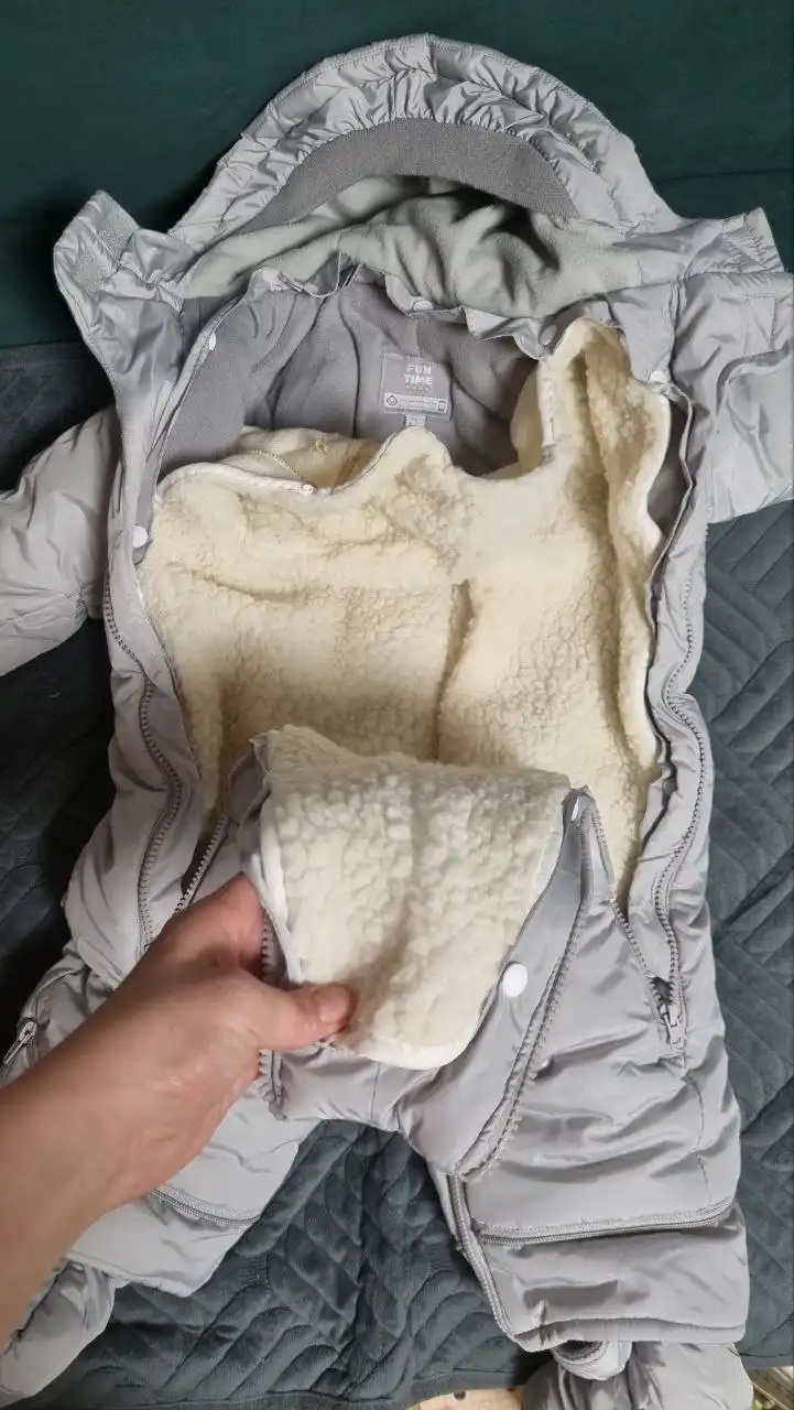 Зимний демисезонный комбез 2в1