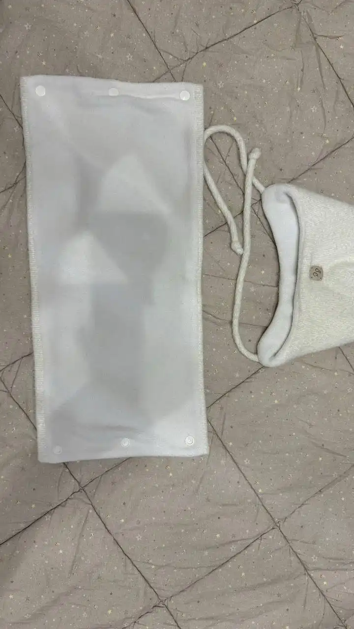 Комплект шапка и снуд из альпаки для девочки