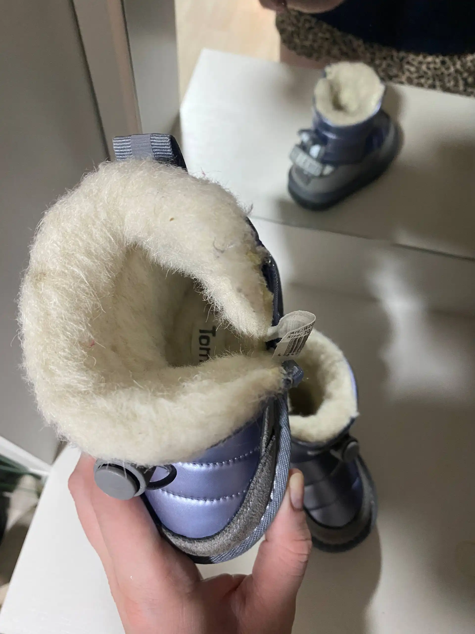 Зимние сапожки для малышки