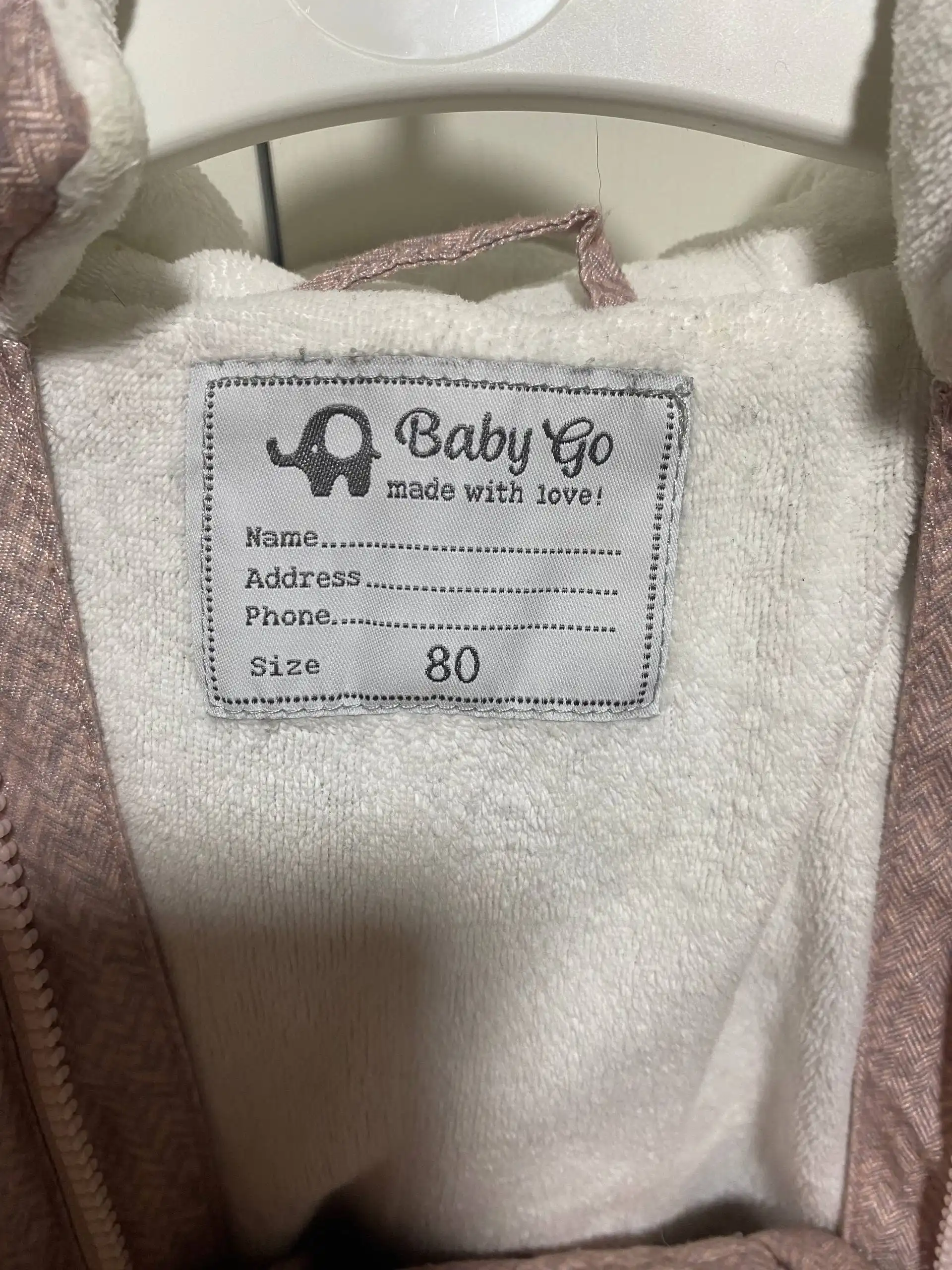 Зимний комбинезон для девочки размер 80