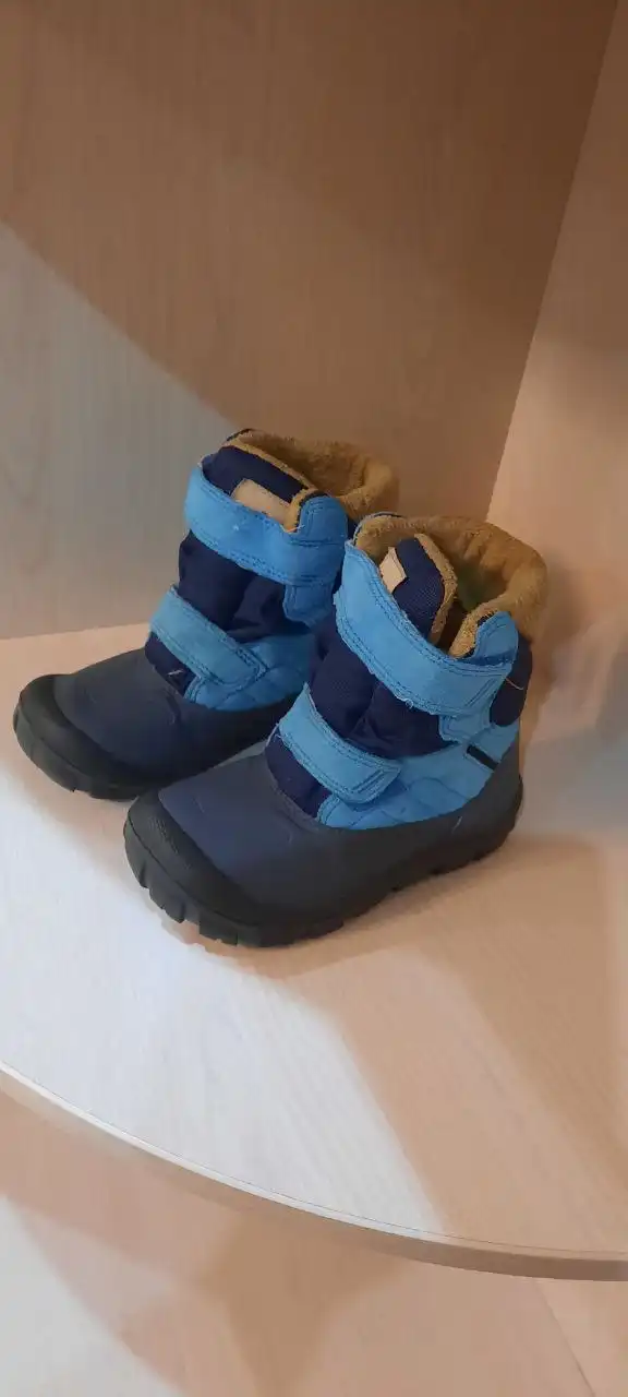 Утеплённые сапожки с мехом размер 24