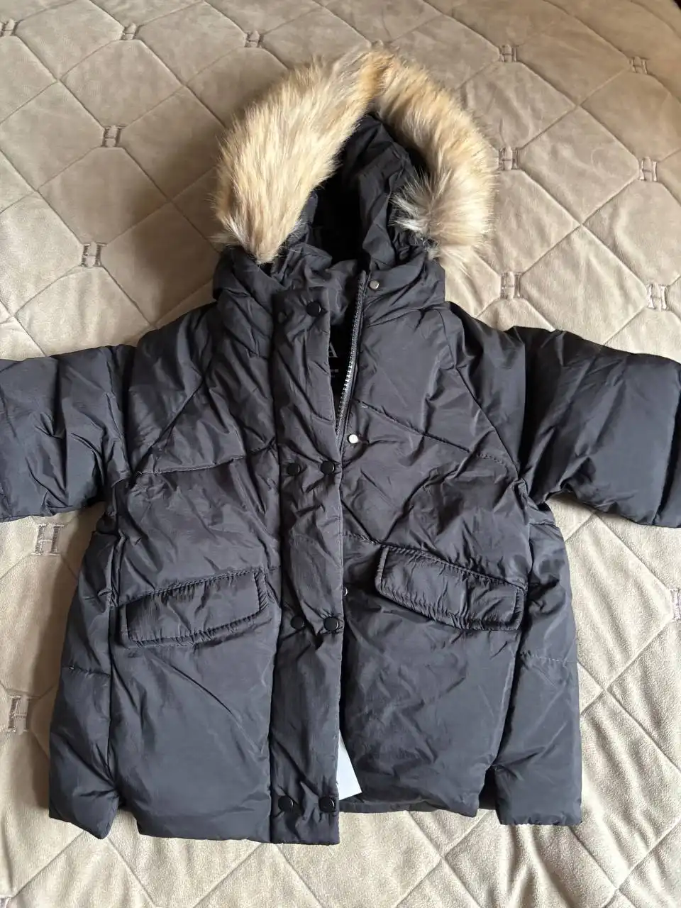 Новый зимний пуховик Zara размер на 2 года