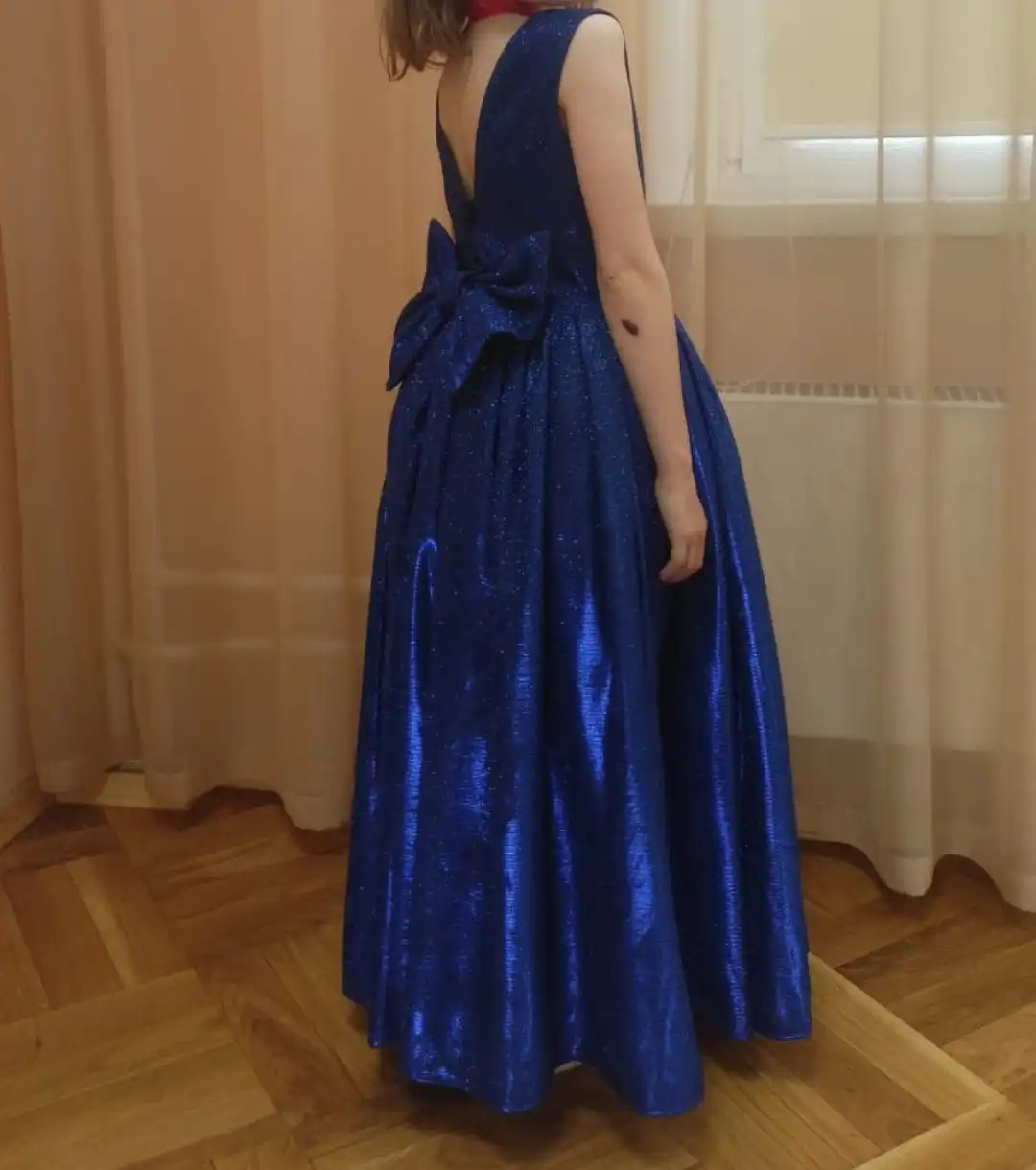 Шикарное платье в пол 116 размера