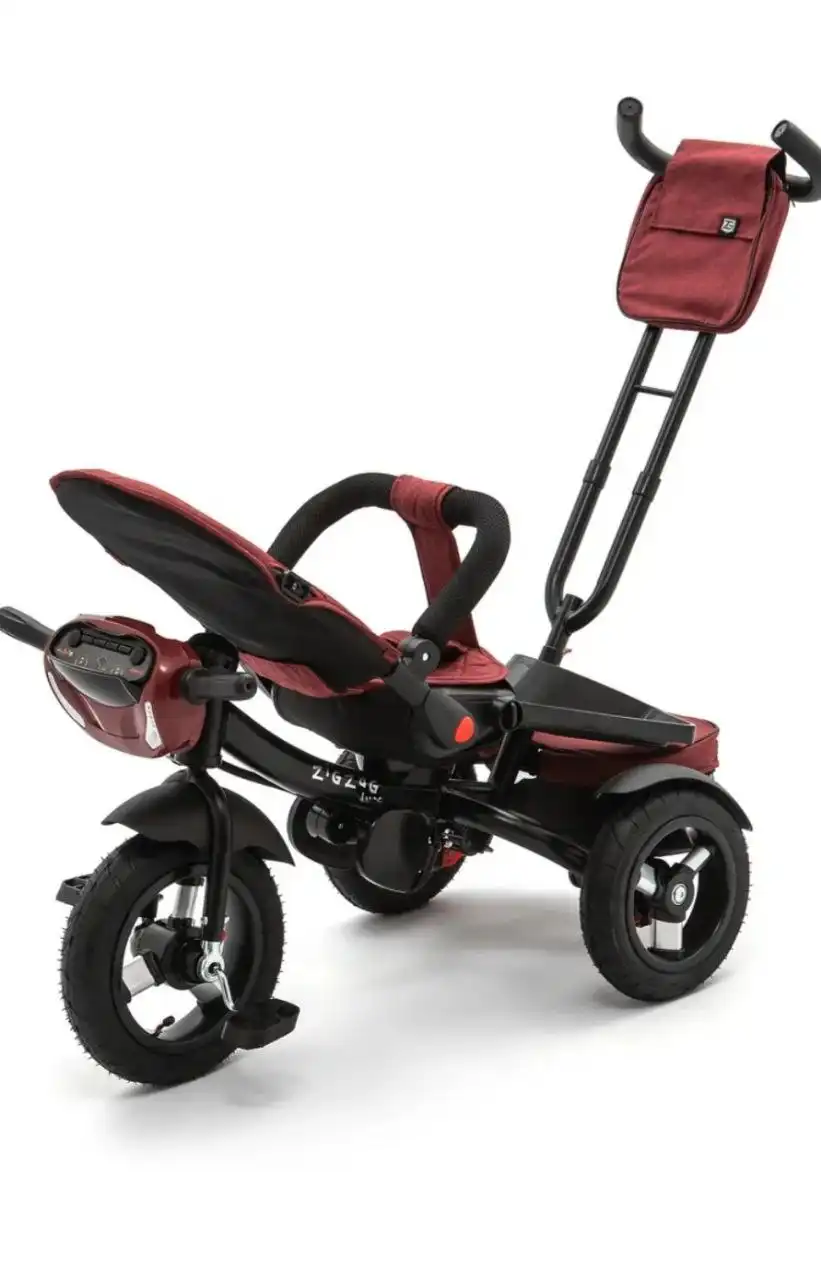 Детский велосипед с родительской ручкой и Bluetooth