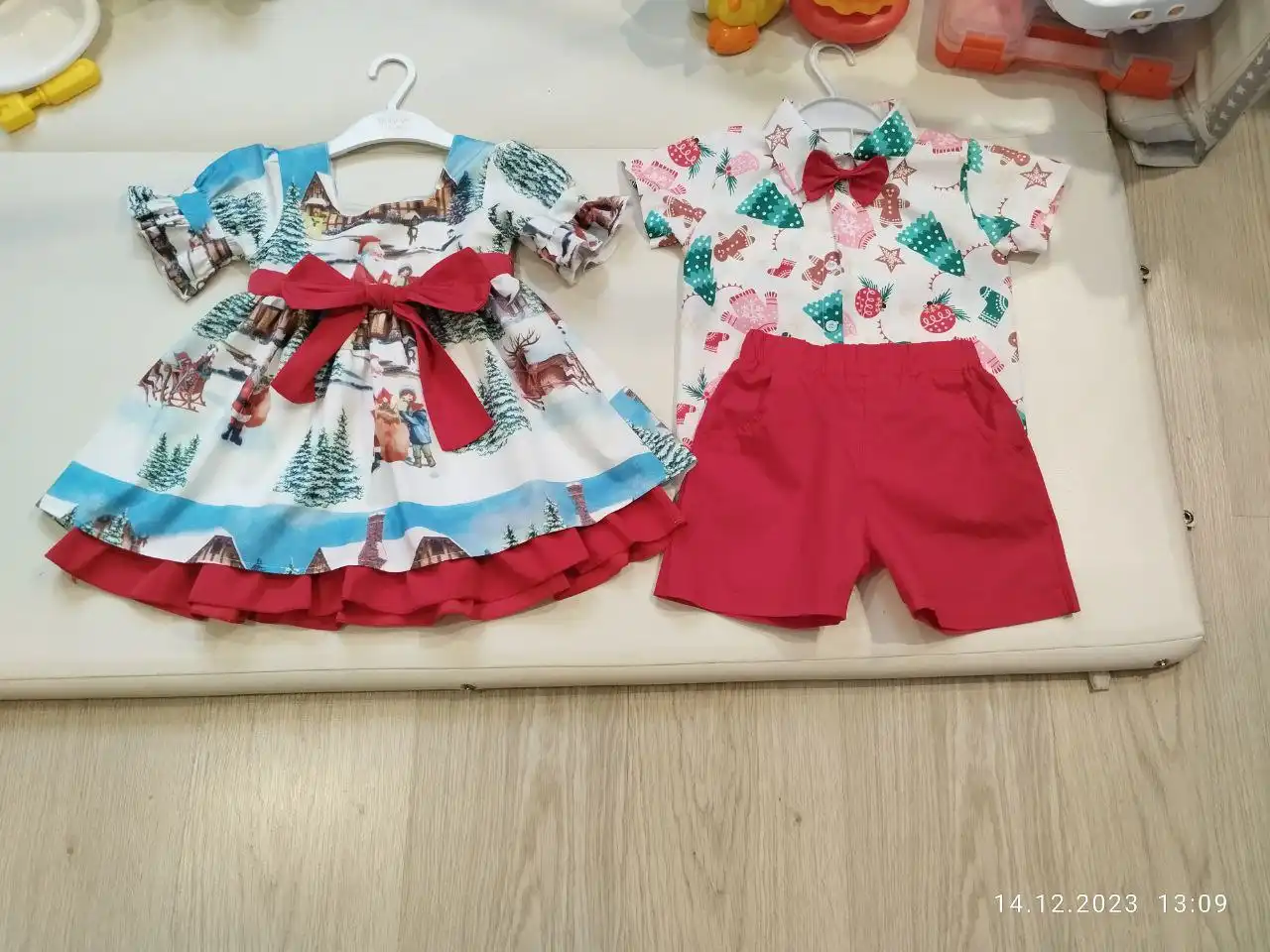 Новогодние костюмы для двойни размер 92