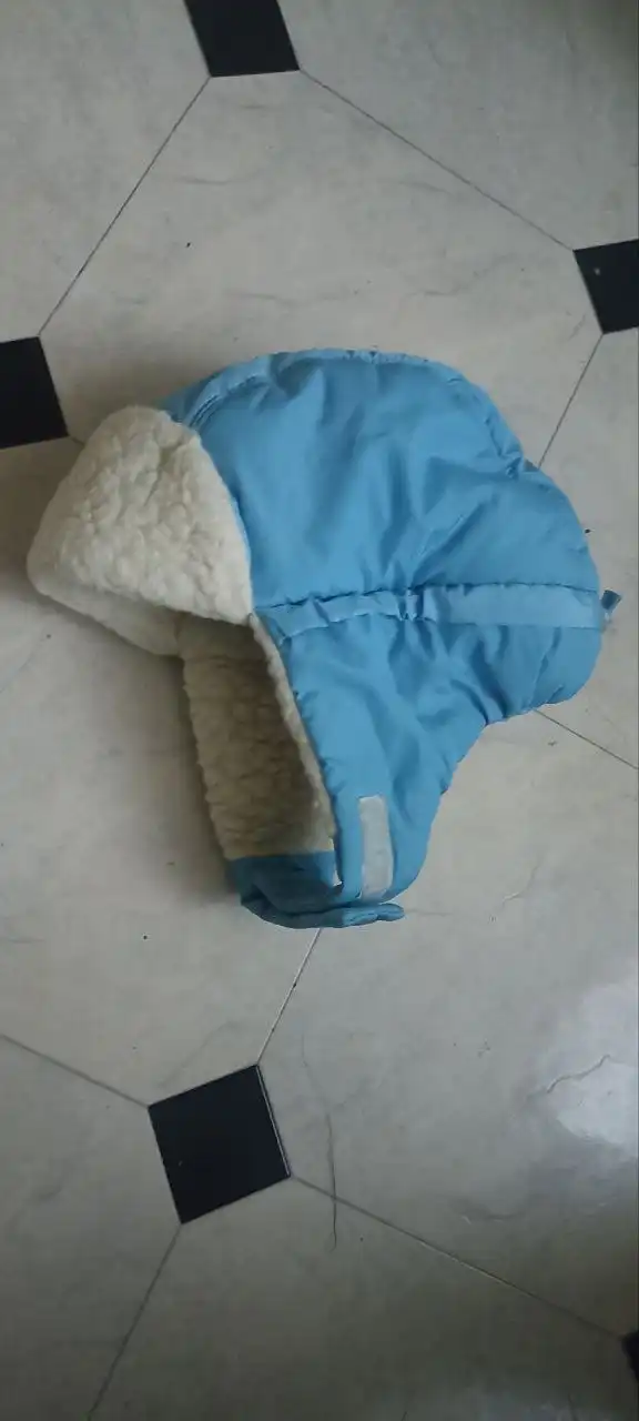 Теплая непромокаемая шапка для детей 2-5 лет