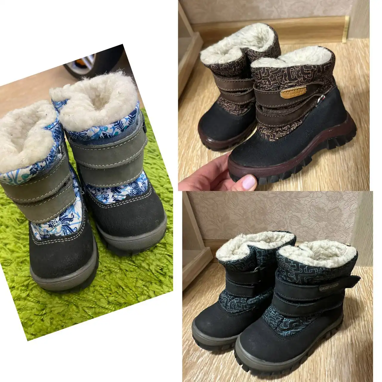 Детская одежда разных размеров и цветов