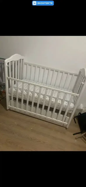 Детская кроватка с кокосовым матрасом - частное объявление в Люберцы