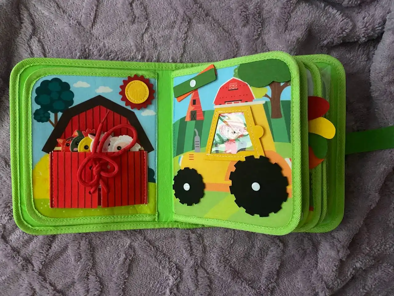 Книжка из фетра 20 в 1