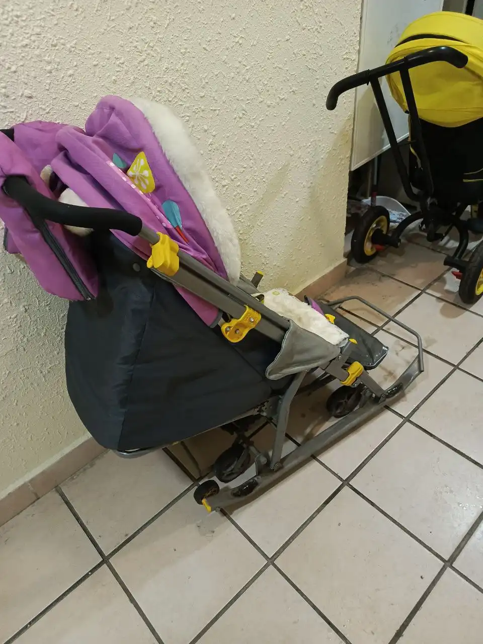 Санки-коляска с комплектом аксессуаров