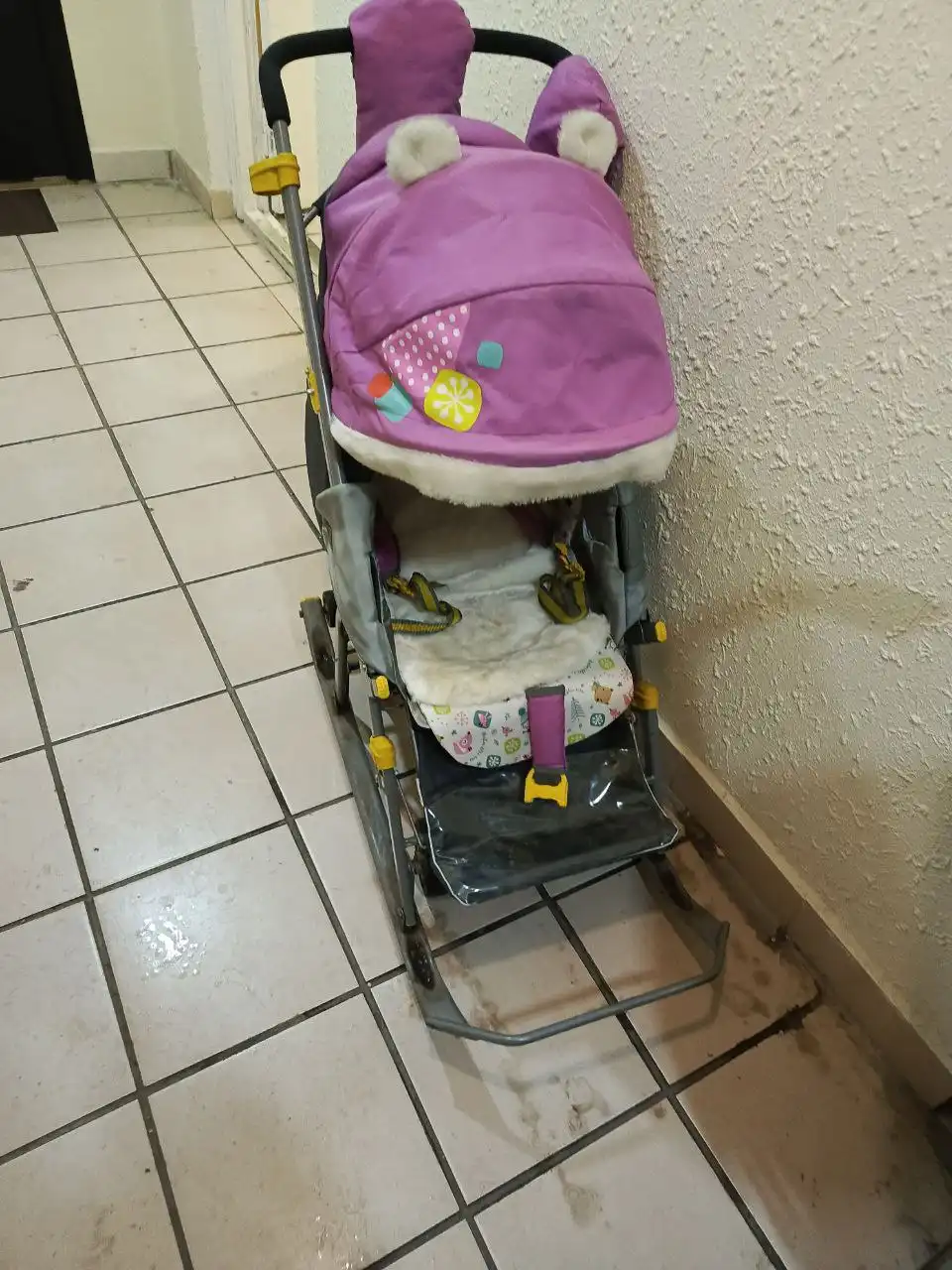 Санки-коляска с комплектом аксессуаров