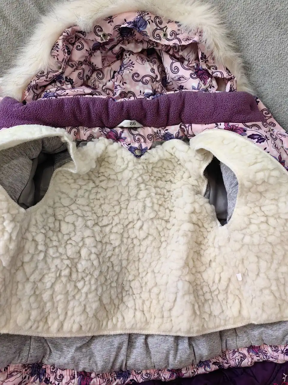 Зимний костюм Rusland размер 86