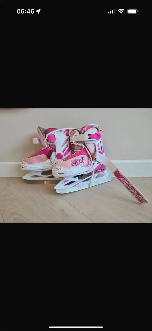 Коньки для девочки размер 27-30