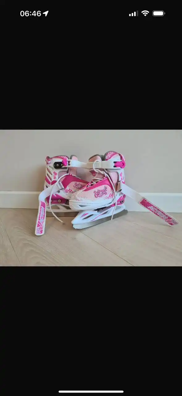 Коньки для девочки размер 27-30