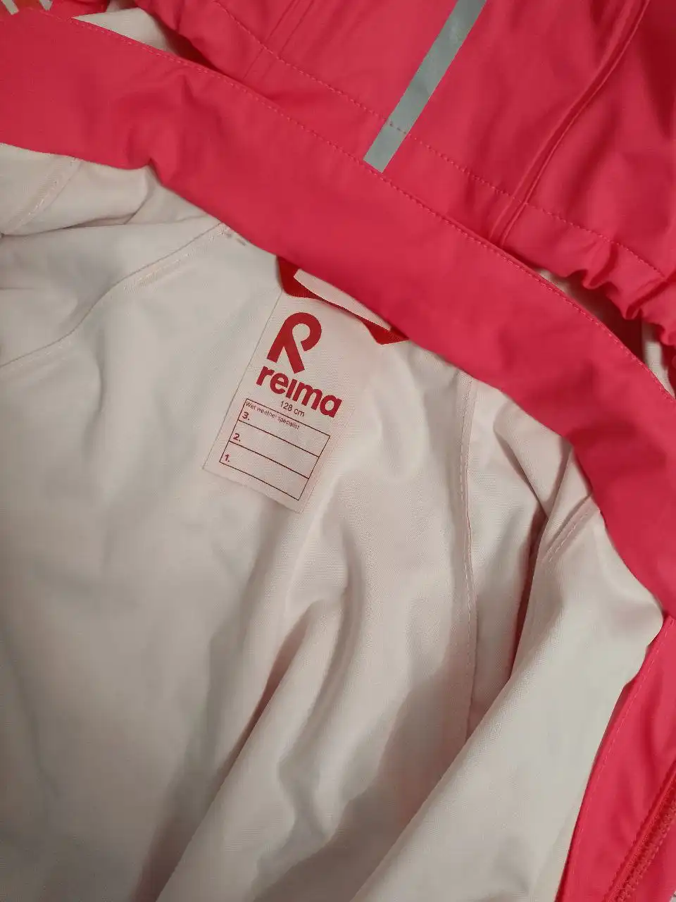 Детская ветровка Reima 128 рост и удлиненная модель 116 рост
