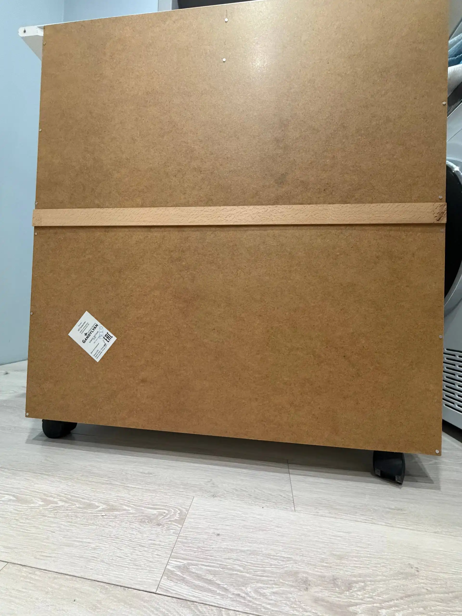 Детский пеленальный комод из бука с накладным элементом