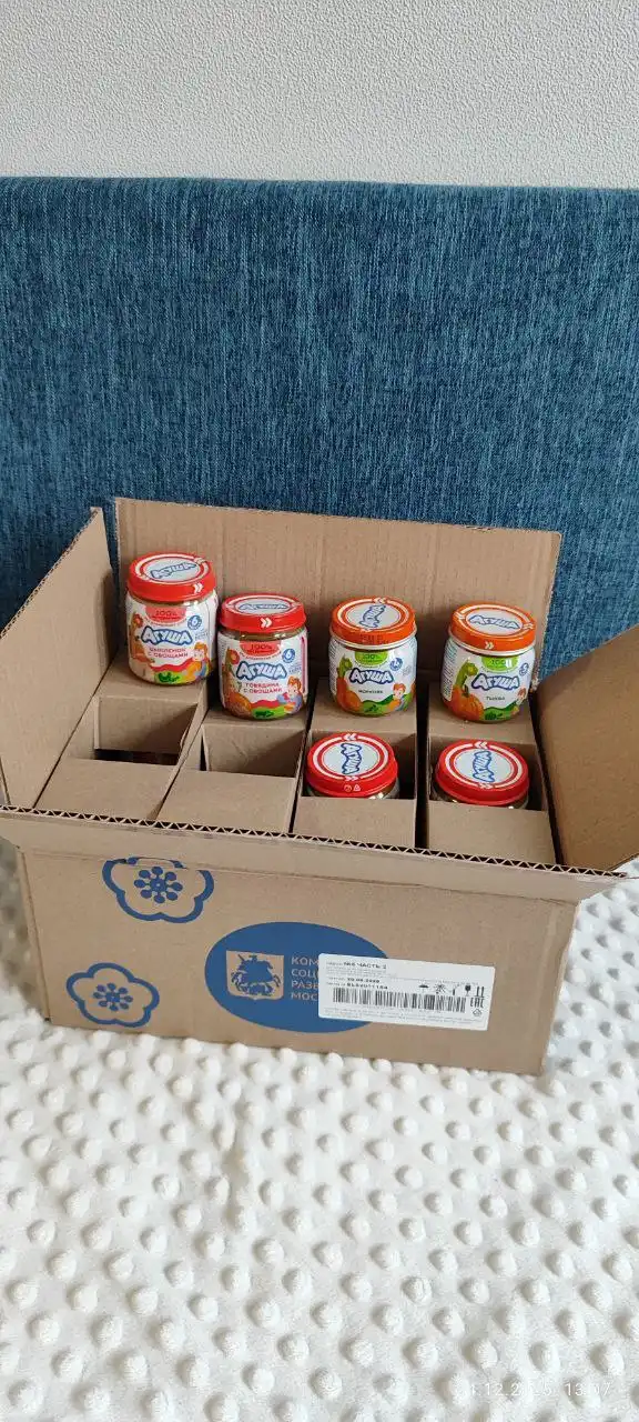 Детское питание в банках