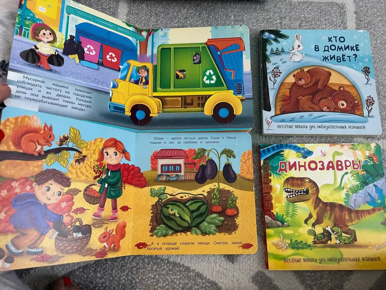 Книжки малышки с окошками