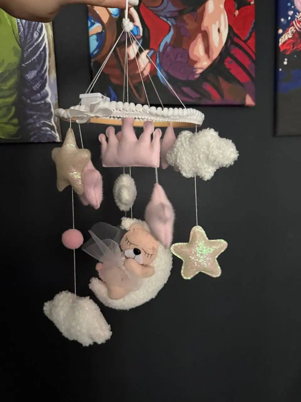 Продам мобиль из фетра с подсветкой - Товары для детей (Барахолка) в Некрасовка, Люберцы