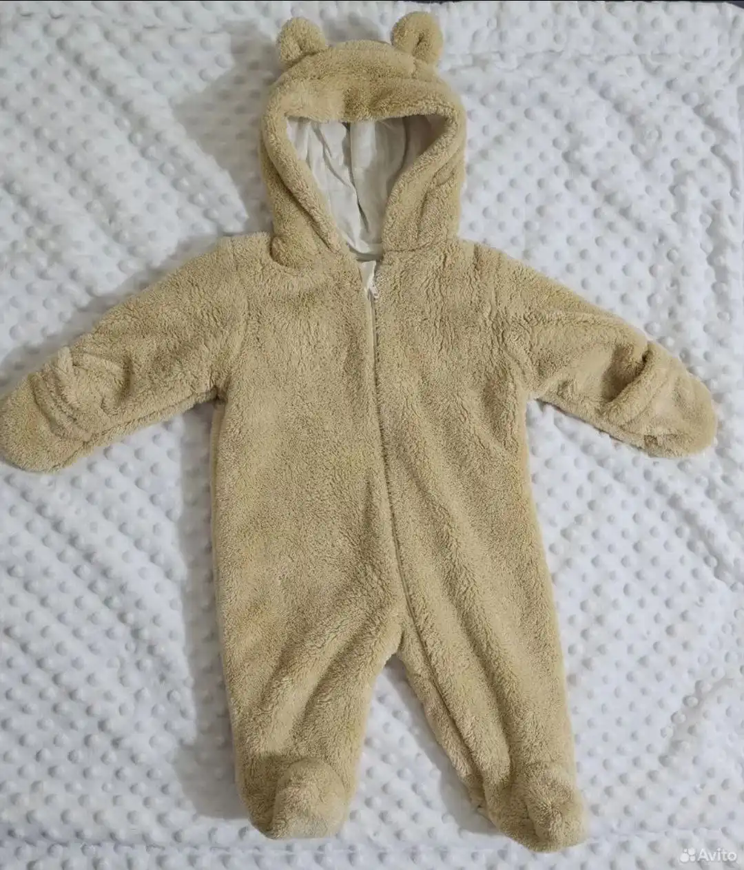Плюшевый комбинезон утепленный 68 - Детская одежда (Одежда) в Люберцы